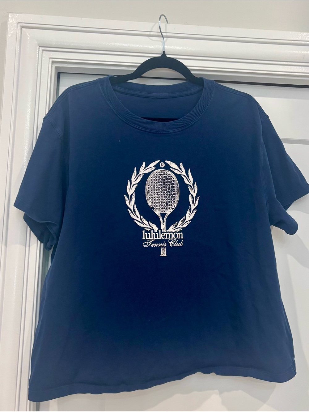 Lululemon Women's ' Navy Tennis Club Graphic Tee